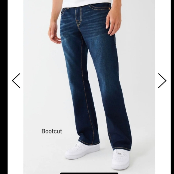 True Religion Billy bootcut mens jeans dark wash 38 29 - Picture 2 of 15